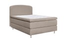 Oslo Lyx Sengpakke Kontinentalseng 120x200 cm Curved Sengegavl Beige