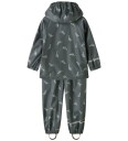 Name It Regntøy m. Seler PU NmmTørr10 Balsam Green/Dino Name It 4 år 104 Regntøy Grønn