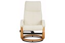Pasha Reclinerlenestol Lær - Beige