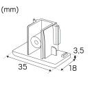 Hide-A-Lite LiteTrac Endestykke 1-faset svart Belysning