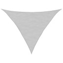  Solseil lysegrå 2,5x2,5x3,5 m 100% polyester oxford 4000911