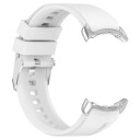 Silikonarmbånd for Google Pixel Watch 1 / 2 Hvit