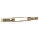 vidaXL Vegghengt TV-skap Veggmontert Sonoma eik 220 x 28 x 21 cm