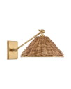 Visual Comfort Wimberley Single Library Wall Light Brass