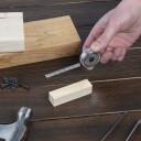Kikkerland Mini Målebånd i Rustfritt Stål 2 Meter
