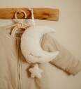 Little Dutch Little Dutch - Music Box Moon With Star Grs Newborn - White - ONE SIZE
