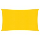 vidaXL Solseil 160 g/m² gul 2,5x5 m HDPE