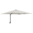  Hageparasol sand 248.5 x 247.5 x 160 cm stoff