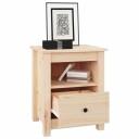 vidaXL Nattbord 40x35x49 cm heltre furu