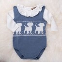 Bluum Strik Strikkebodyer Bambi og Hund 2 stk - garnpakke i Bluum Pure Eco Baby Wool