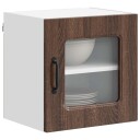  Kjøkkenskap 2 pcs Brun Eik 40 x 31 x 40 cm Konstruert tre