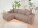Flo Sovesofa med sjeselong 3 seter   Rosa