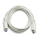 ELETRA RS232 DB9 F 3M KABEL, GRÅ