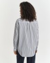 Gant Stripete poplinskjorte i relaxed fit EVENING BLUE 40