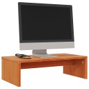  Monitorstativ voksbrun 50x27x15 cm heltre furu