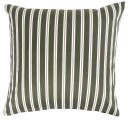Borg Living Putetrekk 60x63 cm - 100% myk bomullssateng - Stripet grønn - Fra By Night