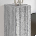  TV Veggskap 2 pcs Grå Sonoma 30 x 31 x 100 cm Konstruert tre