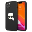 Karl Lagerfeld iPhone 13 Mini Deksel Metal Logo Svart