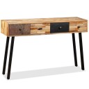 vidaXL Konsollbord gjenvunnet heltre teak 120x30x76 cm