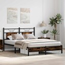  Sengeramme uten madrass røkt eik 140x200 cm konstruert tre 4106891
