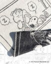 Maison Deux Peanuts Comic ZZZ Pledd Hvit/Sort