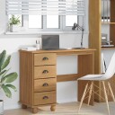  Skrivebord 'ASKIM'med skuffer 95x40x75 cm Massivt tre furu