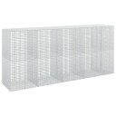 vidaXL Gabion med 3,5 mm wire og 5x2,5 cm nett 450x100x200 cm