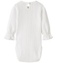 Name It Body I/e Rib NbfHappy Bright White Name It 50 Langermet Body Hvit