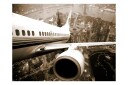 Fototapet Aircraft Lifts From City 200x154 - Artgeist sp. z o. o.