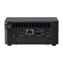 ASUS NUC 14 Pro Mini-PC Core i3 100U med Wi-Fi og Bluetooth, Uten HDD, Svart