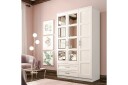Zyricon Garderobe 105x184 cm - Matt Hvit