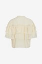 Vila   Bluse Viflowy S/S Top   Grå
