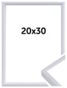 DÃRR New York Bilderamme Plast 20x30cm Hvit