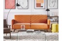 Induja 3 seters Sovesofa   Fløyel/Oransje