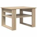  Kaffebord med lagring Sonoma eik 64 x 54 x 44 cm Konstruert tre