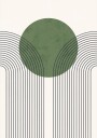 Geometric Harmony Plakat Plakat / 30x40cm