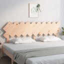 vidaXL Sengegavl 196x3x80,5 cm heltre furu