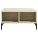 vidaXL Salongbord sonoma eik 60x60x30 cm sponplate