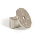 Tynn blokk magnet 10 x 5 x 1 mm neodymium