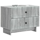  Nattbordskap Grå sonoma 62 x 34,5 x 47,5 cm Konstruert tre