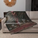 Rocksax Bad Omens Self Titled Cover Sherpa Fleece Blanket 60 in x 80 in 78899444