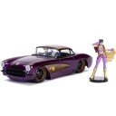 DC Comics Bombshells 1:24 Batgirl & 1957 Chevrolet Corvette