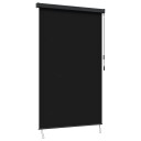 vidaXL Rullegardin Svart 120 x 250 cm Stoff og Aluminium