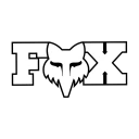 FOX Head Klistremerke 7"Hvit