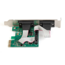 Digitus 2-Port RS-232 PCIe Nettverksadapter DS-30000-1