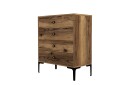 Ameias Kommode 76x90,7 cm Brun   Hanah Home