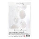 Ballongkungen Ballongbukett Hvit BB102