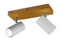 Trio Lighting Marley spot 2L GU10 matt hvit/tre -