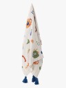 Bloomingville Sylvie bomullspledd 160x130 cm Natur