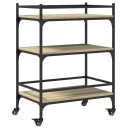  Kjøkkentralle sonoma eik 65x40x86,5 cm konstruert tre 842397